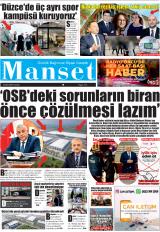 DÜZCE MANŞET