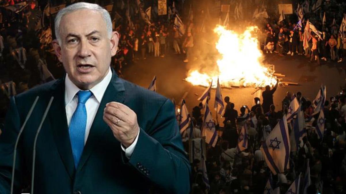 Sokakların yangın yerine döndüğü İsrail’de Meclis, tartışmalı yargı reformu için oylama yapmama kararı aldı