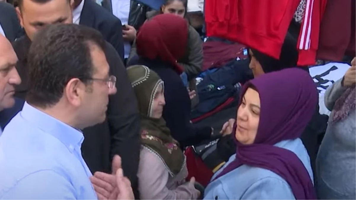 Pazarda sohbet ettiği kadının ekonomi yorumu İmamoğlu’nu şaşkına uğrattı