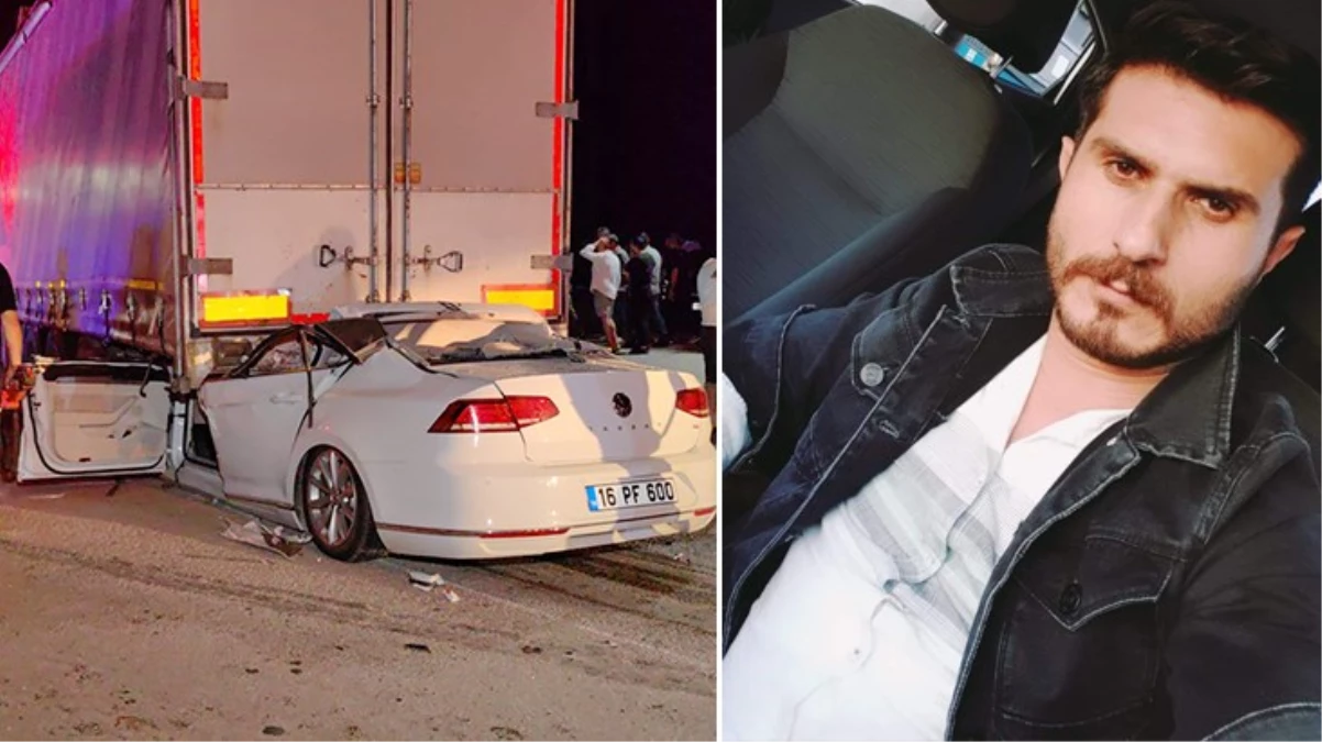 Otomobil tırın altına girdi! Ölen kişinin kuzeni olduğunu gören sürücü sinir krizi geçirdi