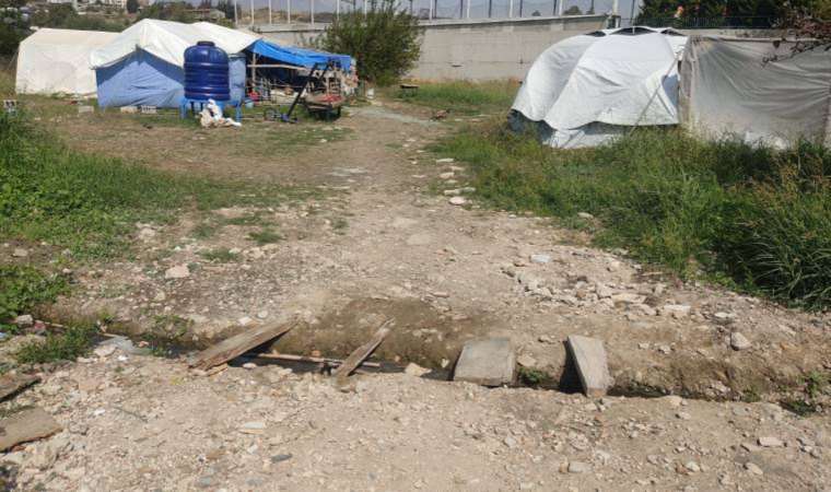 Hatay’da kanalizasyon tehlikesi