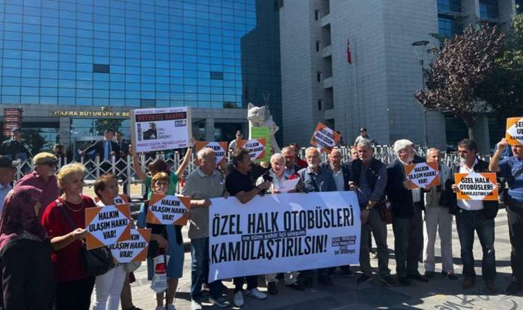 Ankara’da ‘kamulaştırma’ eylemi: ‘Ulaşım haktır, hakkımızı istiyoruz’