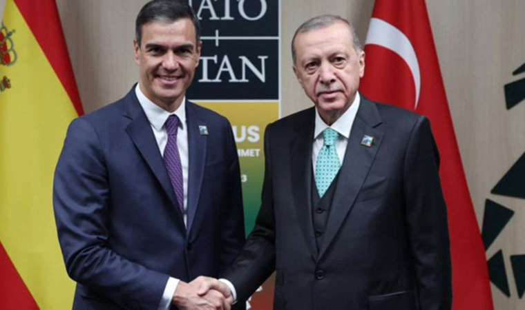 Cumhurbaşkanı Erdoğan, İspanya Başbakanı Sanchez ile görüştü