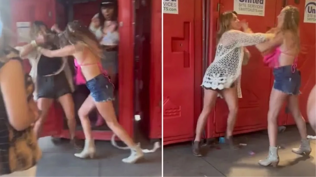 Morgan Wallen konserinde 4 kadın, tuvalet sırası yüzünden tekme tokat kavga etti