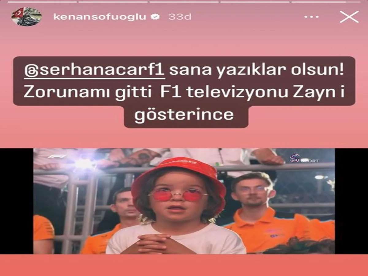 Kenan Sofuoğlu'ndan, Formula 1 sunucusu Serhan Acar'a tepki: 'Sana yazıklar olsun, zoruna mı gitti?'