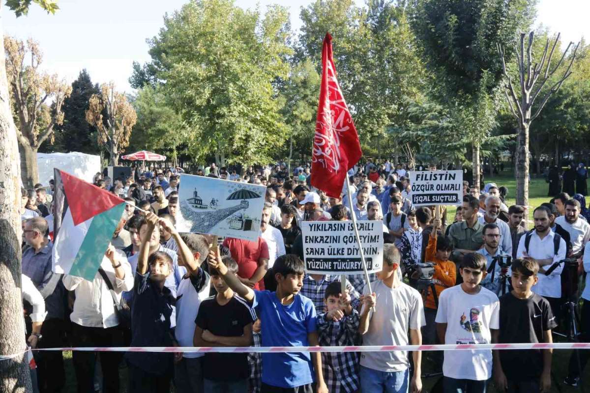 HÜDA PAR'dan Diyarbakır'da Filistinlilere destek çağrısı