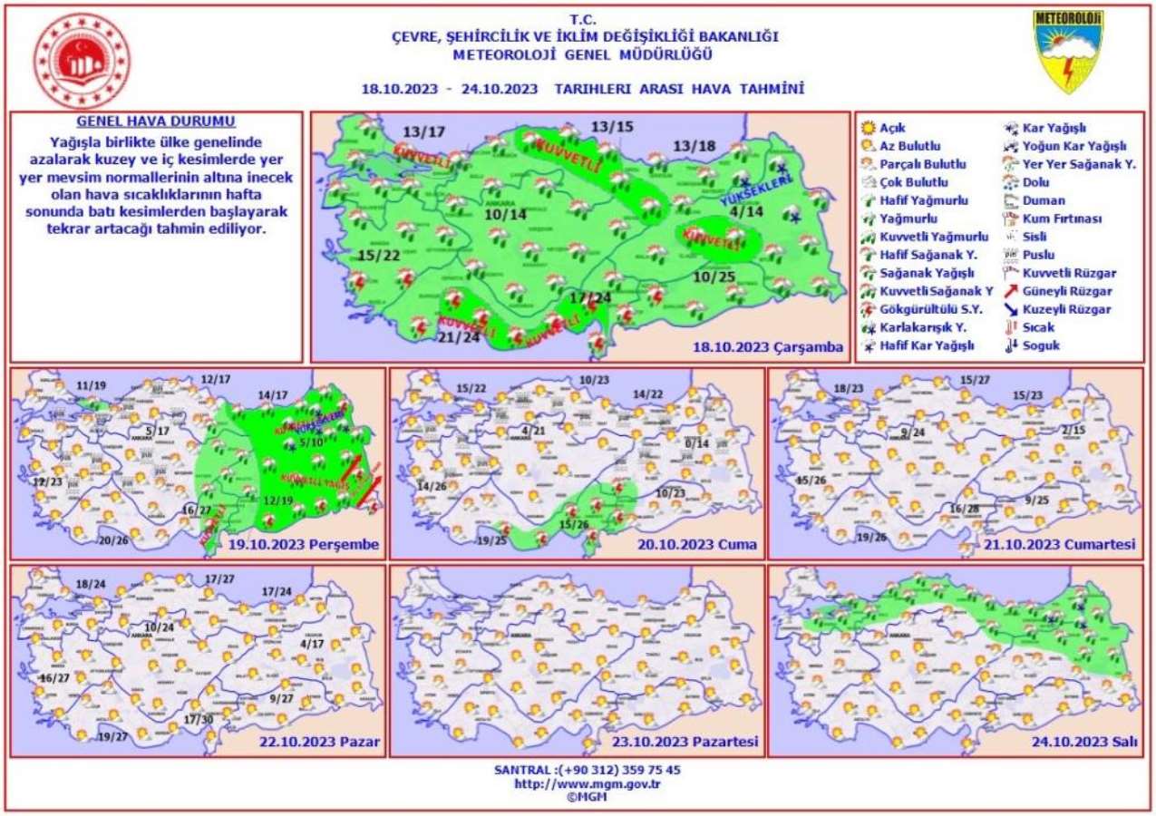 Meteoroloji il il uyardı: İstanbul, Sakarya, Samsun... Çarşamba günü geliyor!