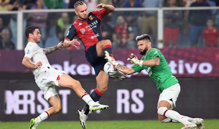 Olivier Giroud kaleye geçti… Milan 3 puana uzandı!