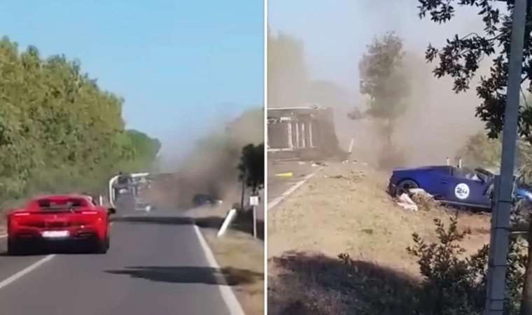 Süper otomobil turu sırasında feci kaza: 2 ölü