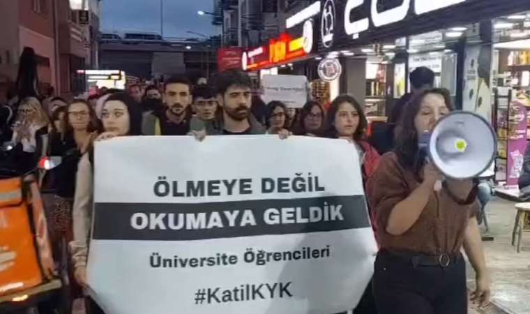 İzmir’de öğrenciler ayakta: Ölmeye değil okumaya geldik!