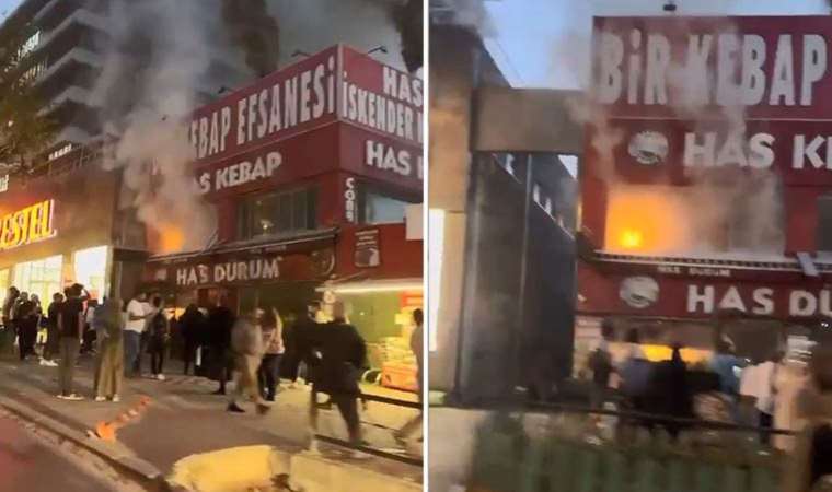 Bursa’da kebapçıda korkutan yangın!