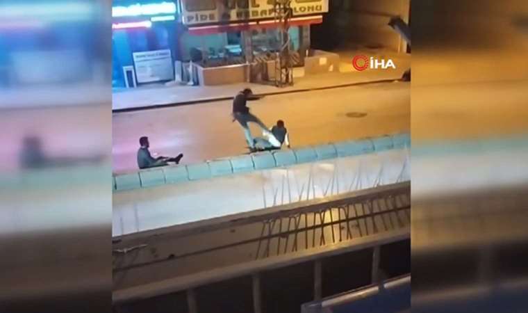 Başkentte akılalmaz görüntüler… Sokak ortasında yol kesip, darp ettiler!