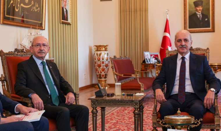 Kılıçdaroğlu’ndan TBMM Başkanı Numan Kurtulmuş’a ziyaret!