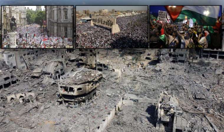 Dünya’dan Filistin’e destek: Sokaklara döküldüler