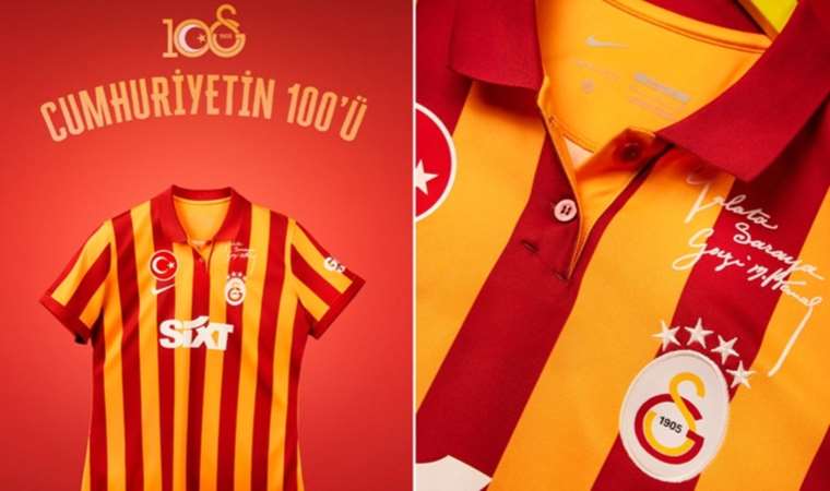Galatasaray’dan Cumhuriyet’in 100. yılına özel forma!
