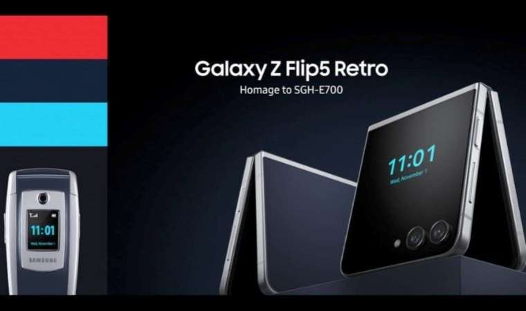 Samsung, Galaxy Z Flip 5 modeline ‘Retro’ dokunuşu yaptı