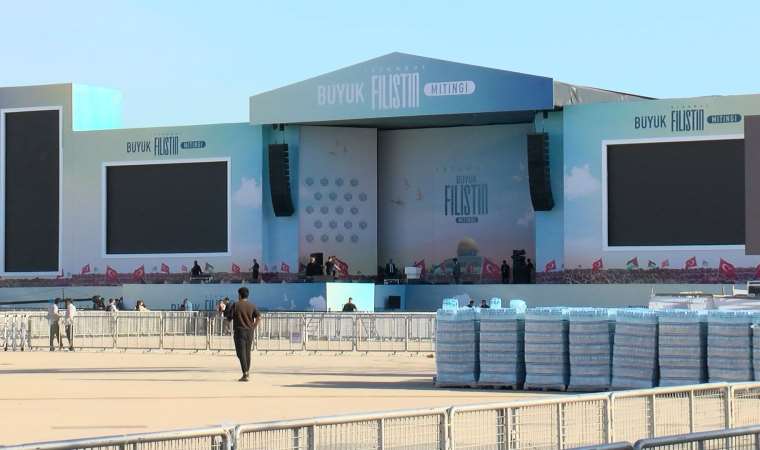 Uçuşlara kapatılan Atatürk Havalimanı, AKP’nin ‘Filistin’ mitingi için hazır