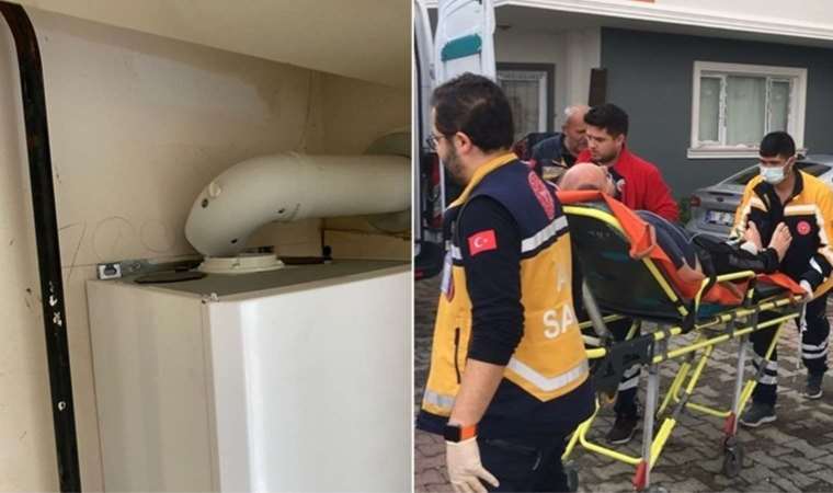 Kombinin bağlantı borusu yerinden çıktı… Sızan gazdan etkilendiler