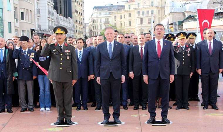 İstanbul’un kurtuluşunun 100. yıldönümü Taksim’de törenle kutlandı