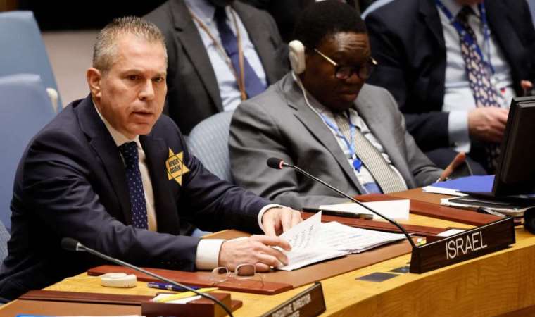 İsrail’den, BMGK’ya Holokost yıldızlı protesto