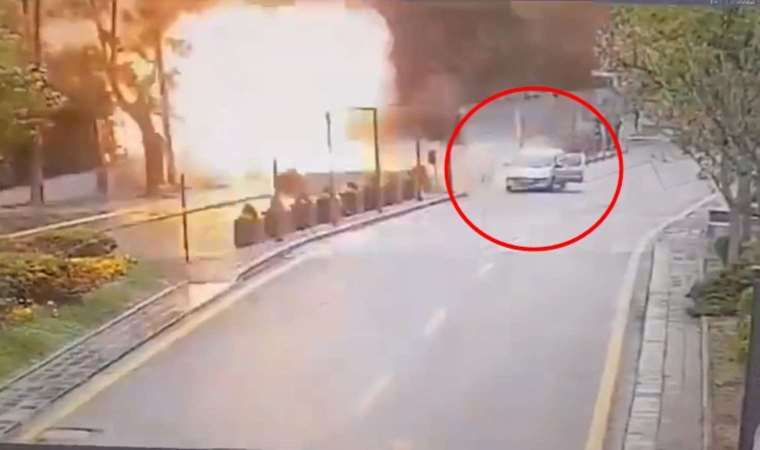 Ankara Kızılay’daki terör saldırısında yeni görüntüler ortaya çıktı: İşte İçişleri Bakanlığı önündeki patlama anı…