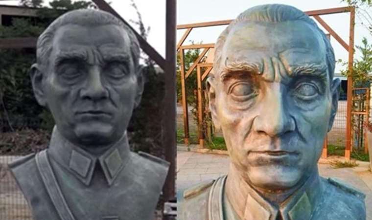 Çanakkale’de tepki çeken ‘Atatürk’ büstü kaldırıldı