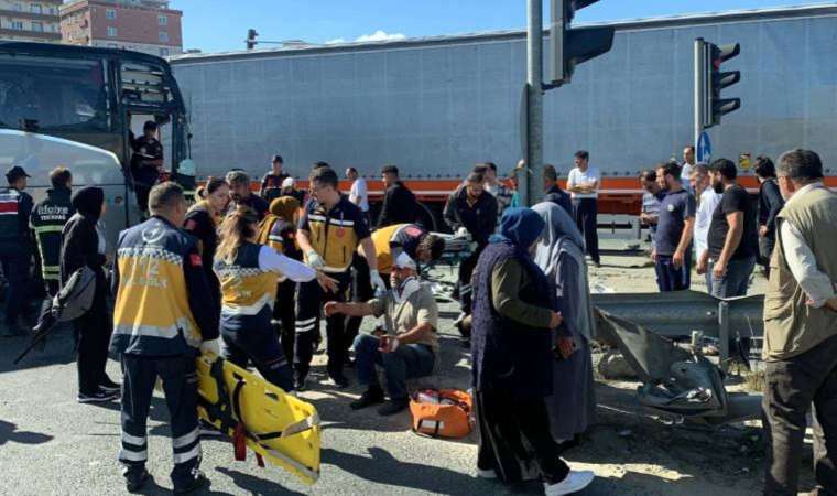 Tekirdağ’da yolcu otobüsü ile TIR çarpıştı: 3 yaralı