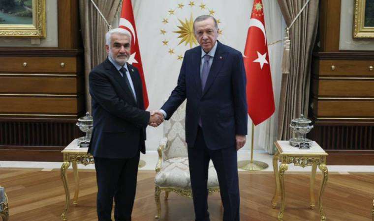 Erdoğan, HÜDA PAR Genel Başkanı Yapıcıoğlu ile görüştü