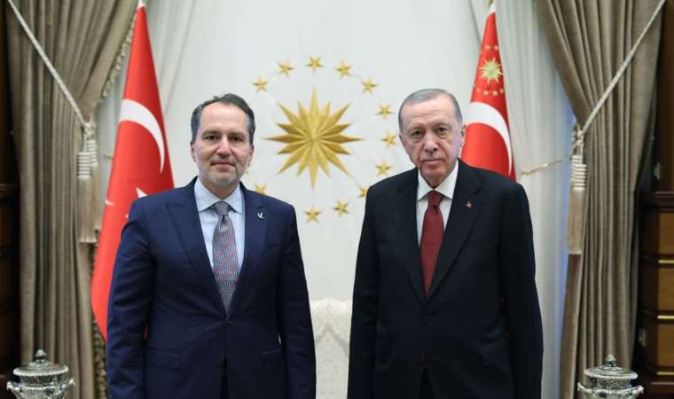 Erdoğan ile Fatih Erbakan’dan sürpriz görüşme: Saray’da bir araya geldiler!
