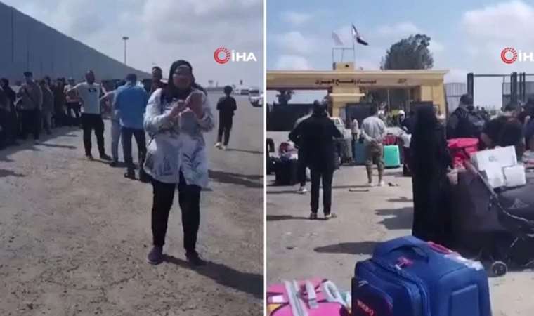 İsrail Filistinlilere ‘gidin’ dedi, sınır kapısını bombaladı