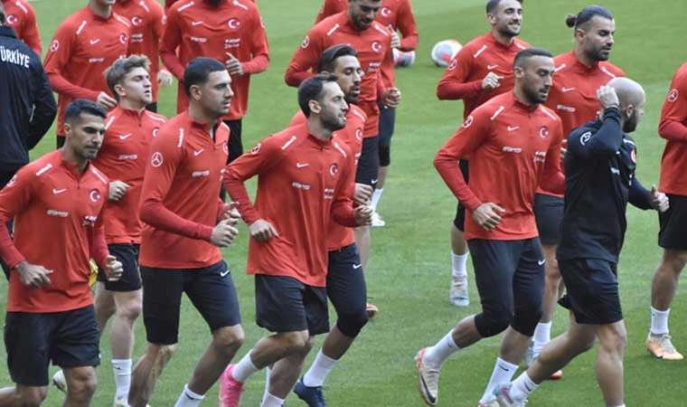 A Milli Futbol Takımı, Letonya maçına hazır