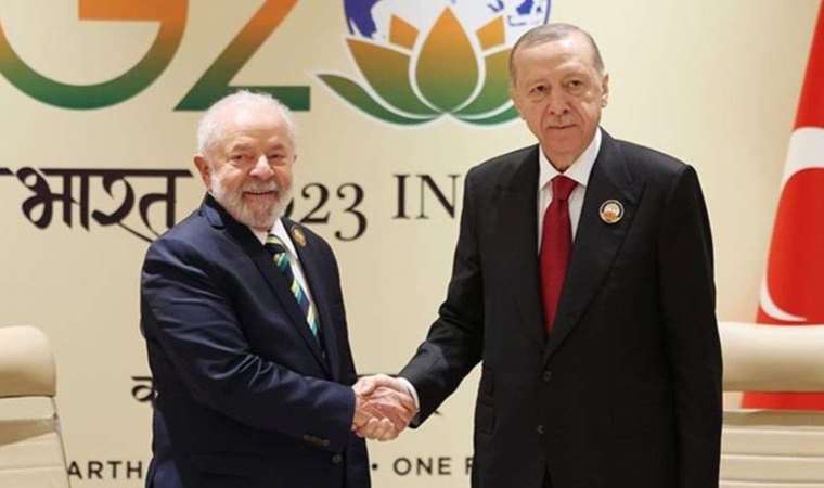 Erdoğan, Brezilya Devlet Başkanı Silva ile İsrail-Filistin çatışmasını görüştü
