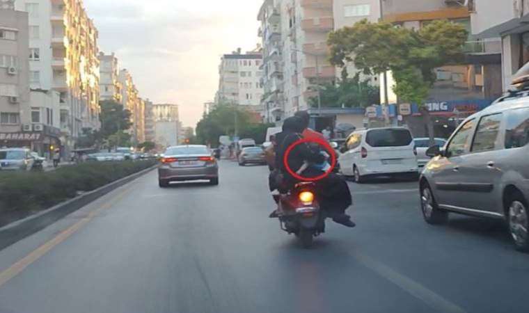 5 kişilik ailenin tehlikeli yolculuğu kamerada!