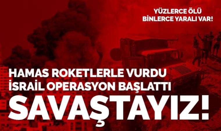 Hamas roketlerle vurdu… İsrail operasyon başlattı! Yüzlerce ölü, binlerce yaralı var!