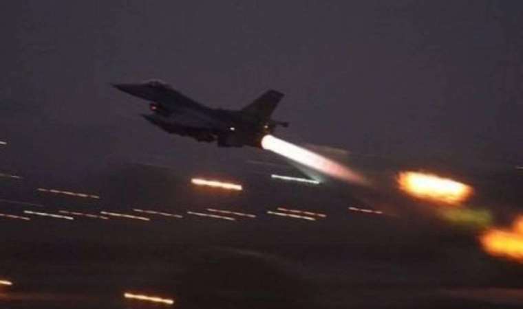 Irak’ın kuzeyine düzenlenen hava harekatında teröristlere ait 22 hedef imha edildi