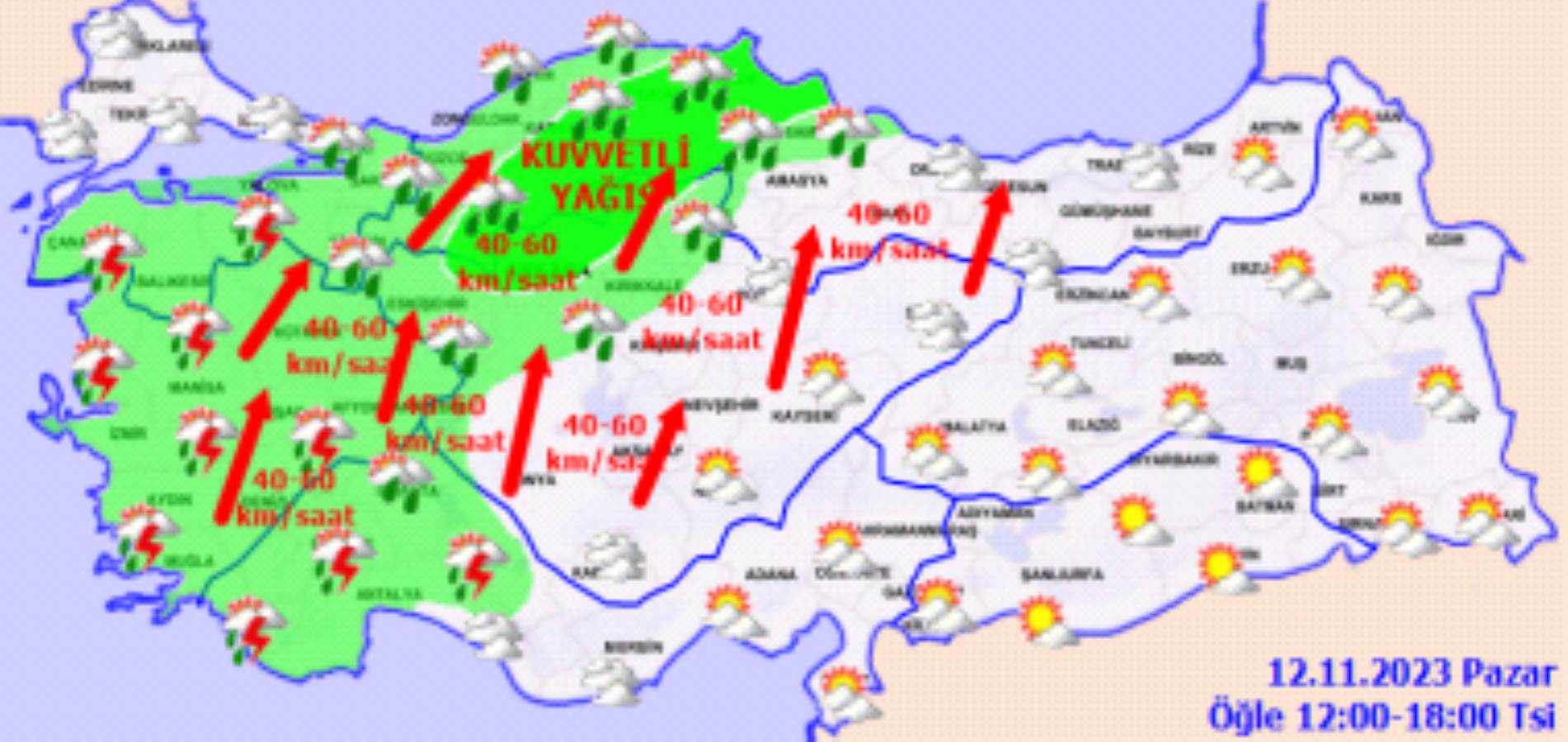 Meteoroloji açıkladı: 12 Kasım 2023 hava durumu raporu... Bugün ve yarın hava nasıl olacak?