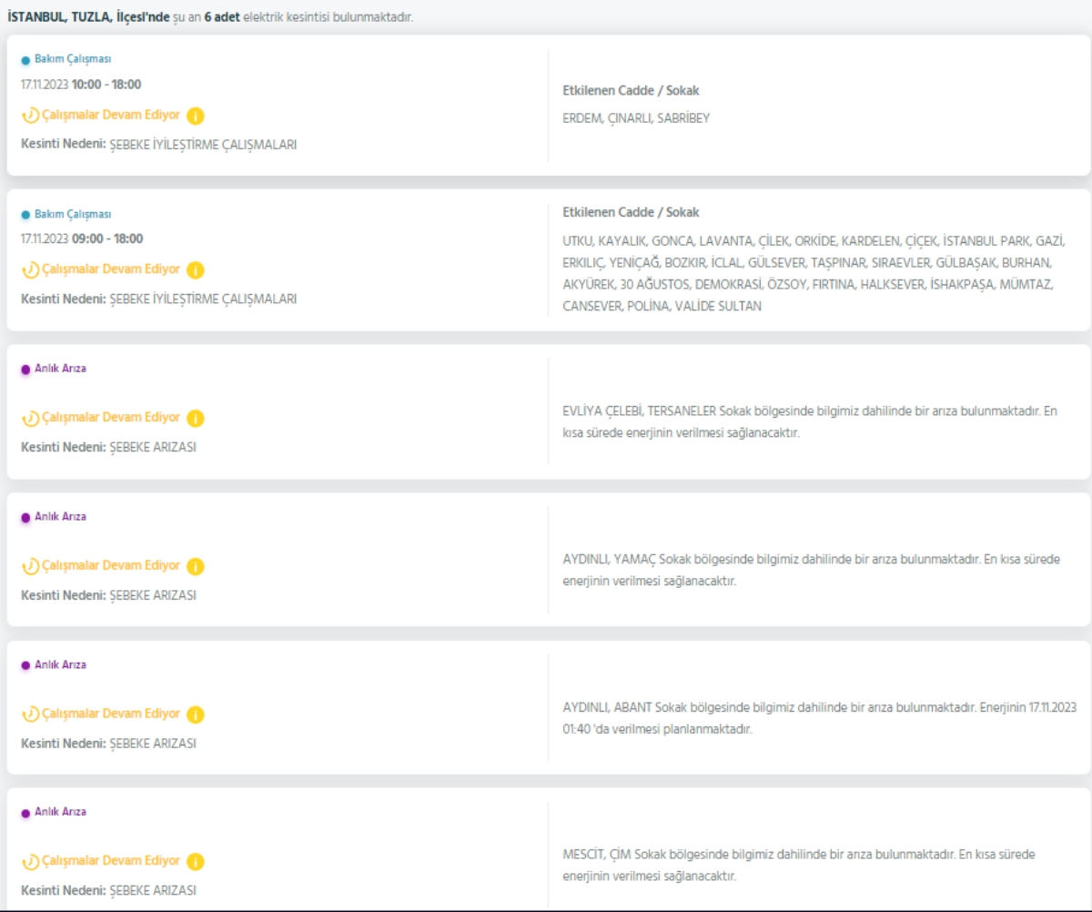 İstanbul'da 32 ilçede elektrikler kesilecek: 17 Kasım elektrikler ne zaman gelecek? Hangi ilçelerde elektrik kesilecek?