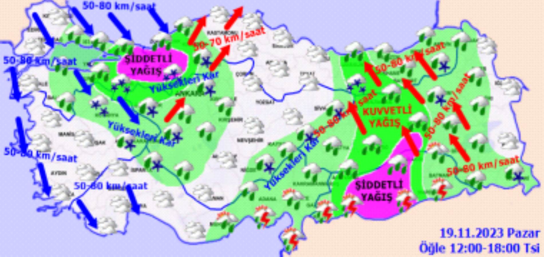 Meteoroloji açıkladı: 19 Kasım 2023 hava durumu raporu... Bugün ve yarın hava nasıl olacak?