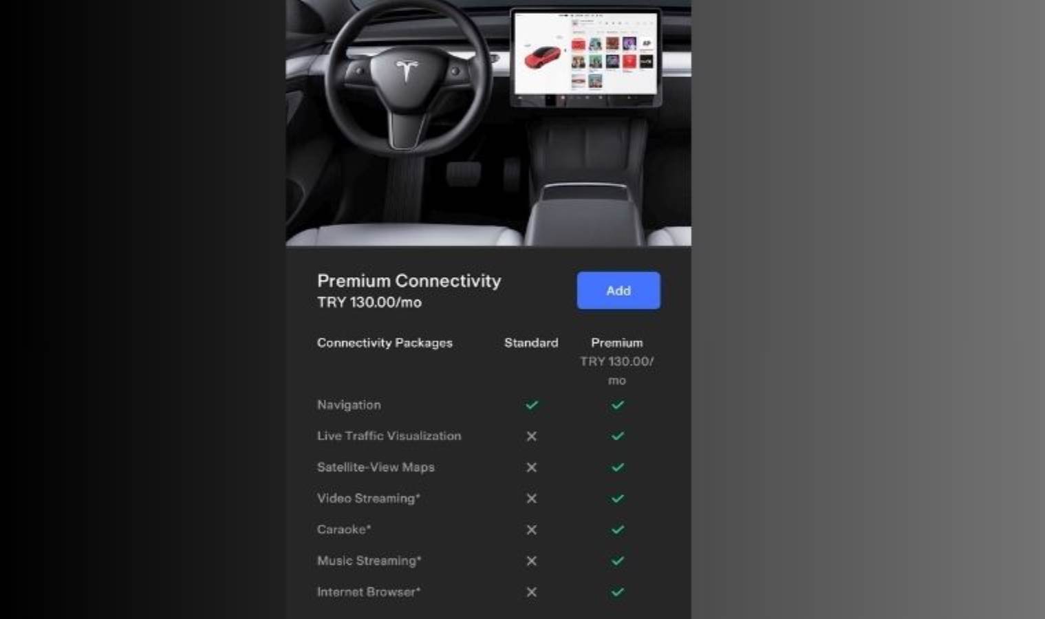 Tesla'nın premium bağlantısı Türkiye'de sunuldu; Fiyatı ne kadar?
