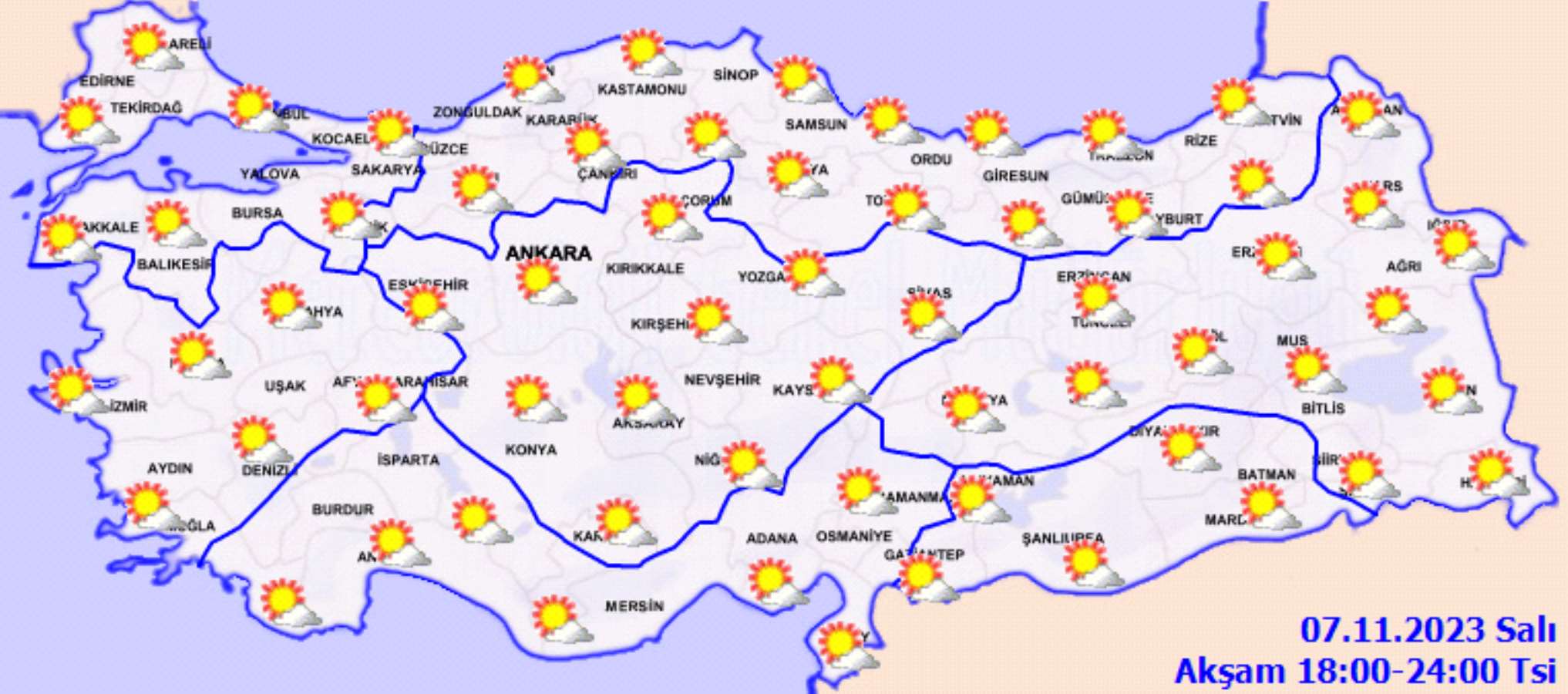 Meteoroloji açıkladı: 7 Kasım 2023 hava durumu raporu... Bugün ve yarın hava nasıl olacak?