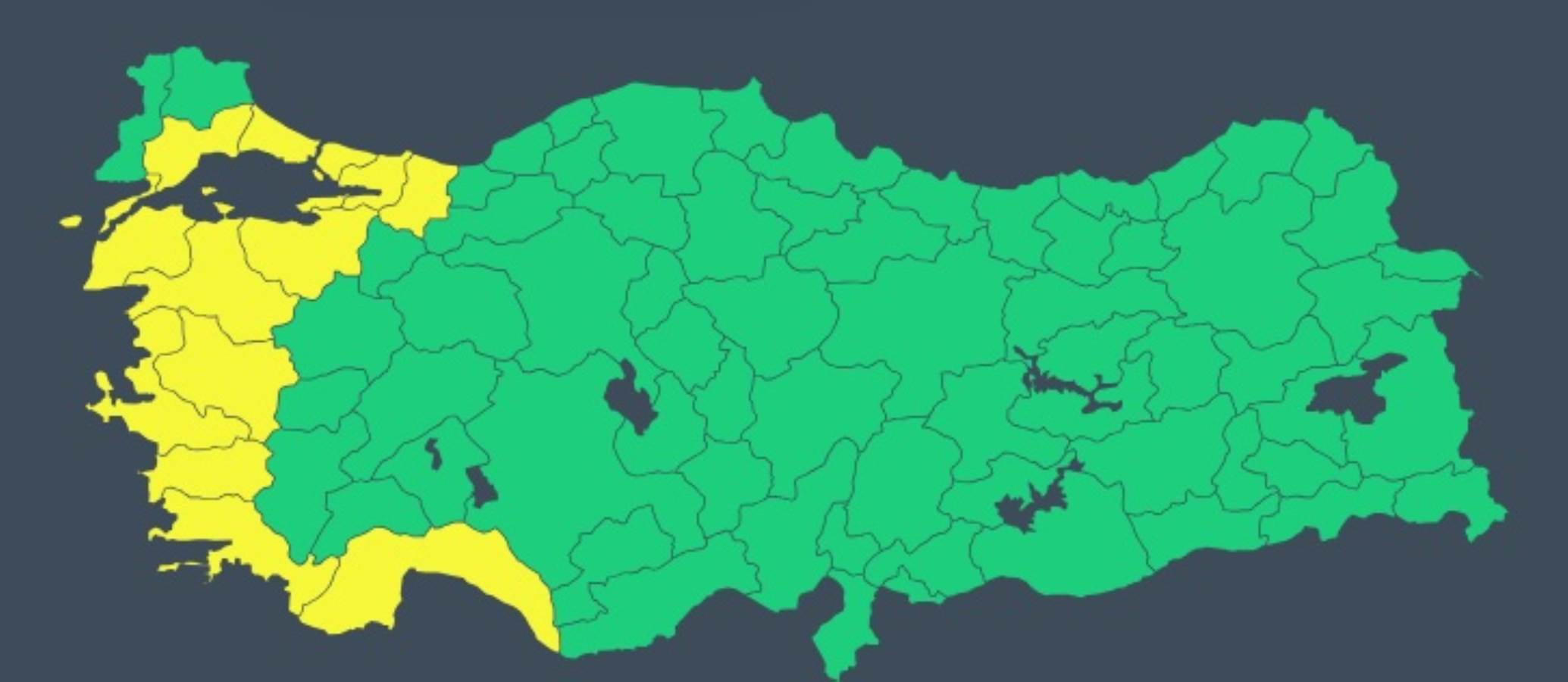 Meteoroloji’den Ege için sarı kodlu uyarı