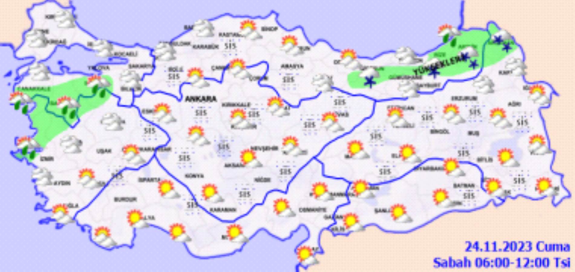 Meteoroloji açıkladı: 24 Kasım 2023 hava durumu raporu... Bugün ve yarın hava nasıl olacak? Kar yağışı bekleniyor mu?