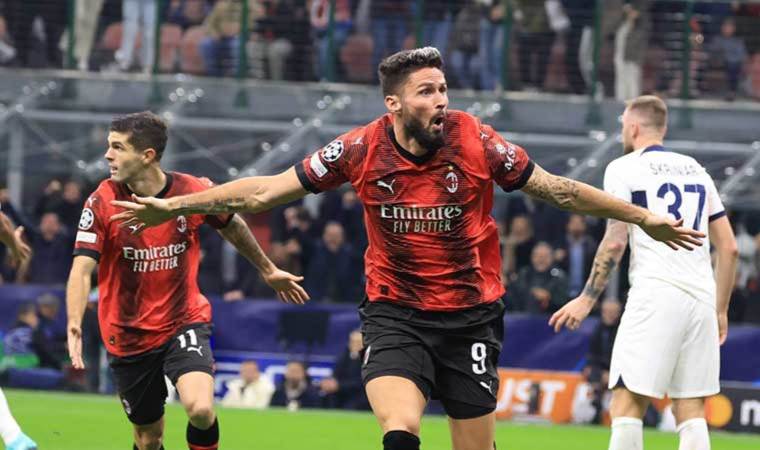 Nefes kesen maçta Giroud rekor kırdı, Milan, PSG’yi devirdi!