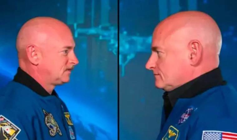 Uzaya giden tek yumurta ikizinde şoke eden değişim