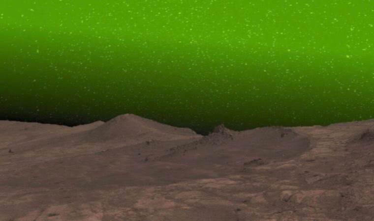 Mars’a gidildiğinde yeşil bir gökyüzü görülebilir!