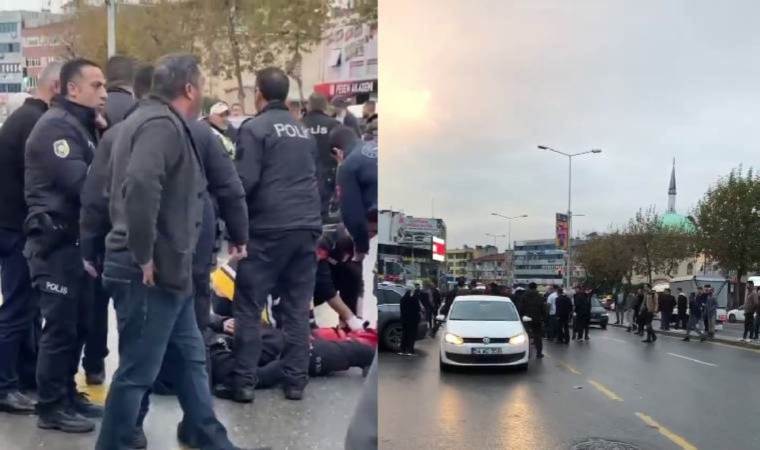 Bıçaklı kavgaya müdahale ediyordu… Polis memuru da yaralandı!