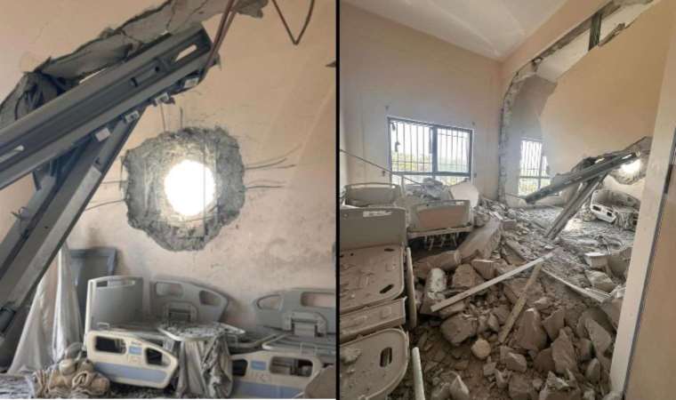 İsrail’in hedefi oldu: Türk hastanesindeki hasar ortaya çıktı