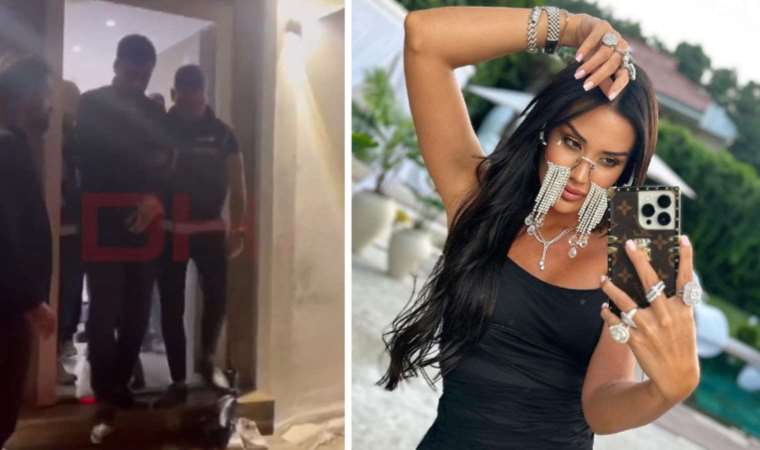 Görüntüler ortaya çıktı: Engin Polat, Dilan Polat ve  Sıla Doğu lüks evlerinden böyle gözaltına alındı