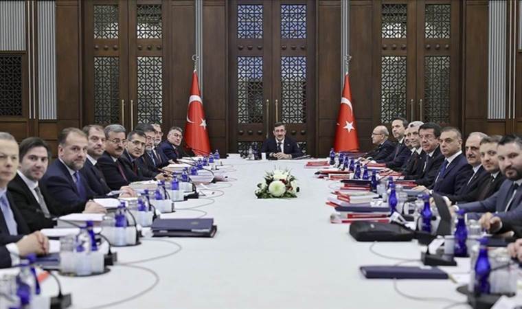 Ekonomi Koordinasyon Kurulu, Cumhurbaşkanı Yardımcısı Yılmaz başkanlığında toplandı