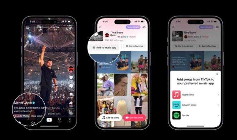 TikTok’a Apple Music ve Spotify dopingi